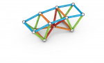 Geomag Supercolor Panels Gerecycled magnetische bouwset, 60 stuks
