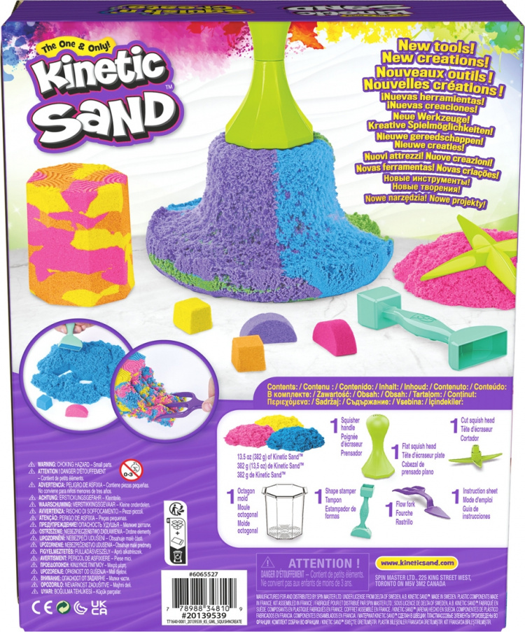 Kinetisch zand Squish N\' Create magische zandset