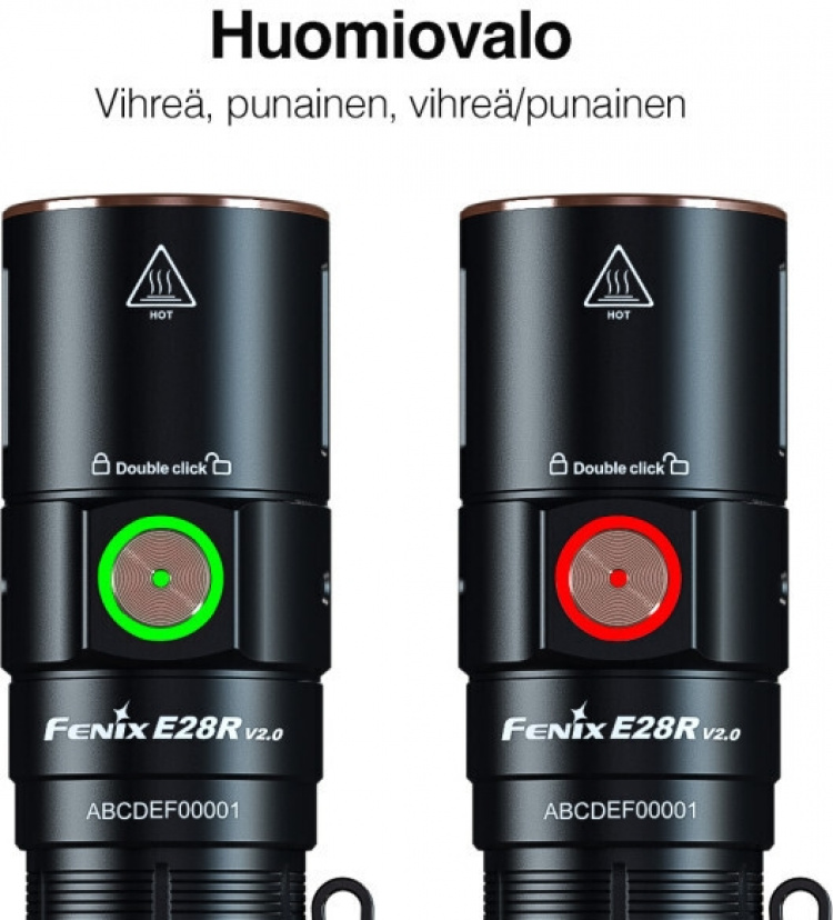 Fenix E28R V2.0 zaklamp, 1700 lm