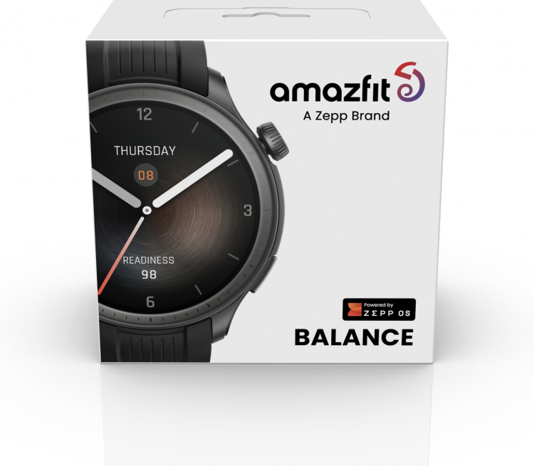 Amazfit Balance smartwatch, 46 mm, Middernacht