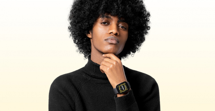 Amazfit Bip 5 smartwatch, 46 mm, zwart