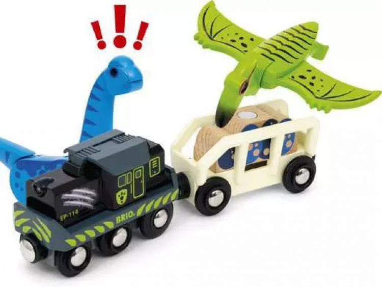 BRIO 36096 - Dinosaurus Batterijtrein