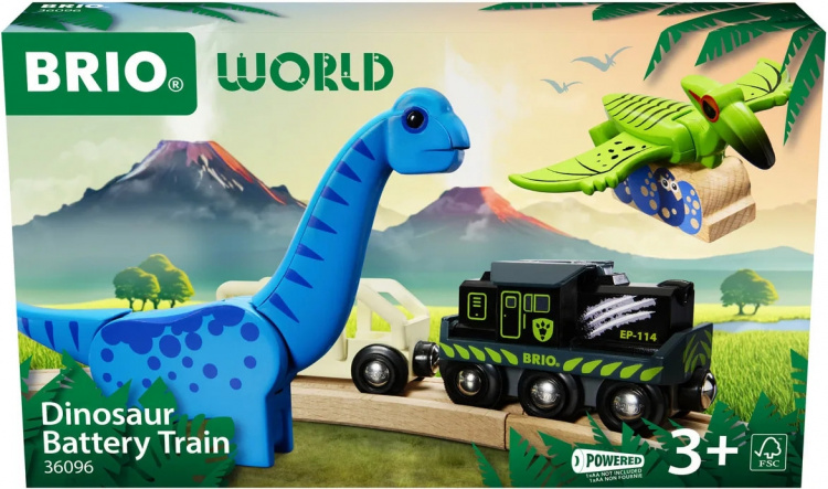 BRIO 36096 - Dinosaurus Batterijtrein