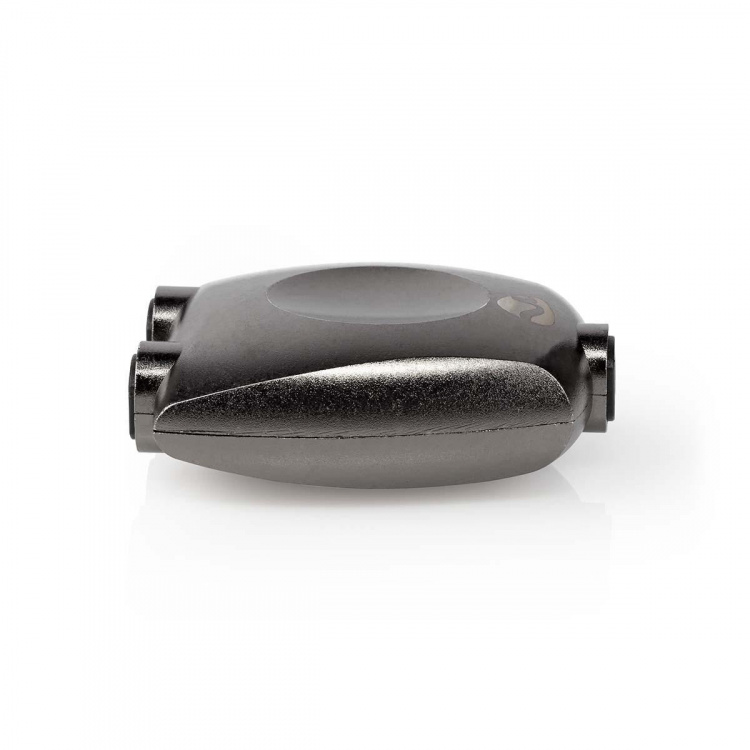 Nedis TosLink-Adapter | Toslink Female | 2x TosLink Female | Splitter | Aluminium | Gun Metal Grijs | 1 Stuks | Doos