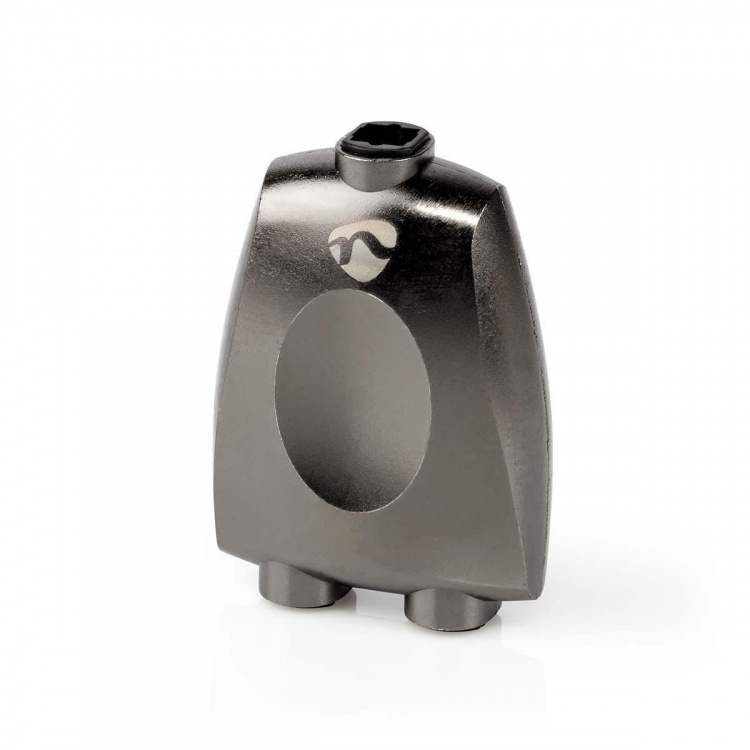Nedis TosLink-Adapter | Toslink Female | 2x TosLink Female | Splitter | Aluminium | Gun Metal Grijs | 1 Stuks | Doos