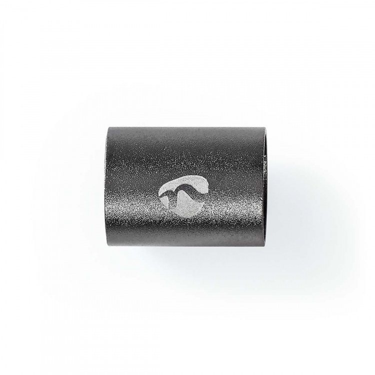 Nedis TosLink-Adapter | Toslink Female | Toslink Female | Recht | Metaal | Gun Metal Grijs | 1 Stuks | Doos