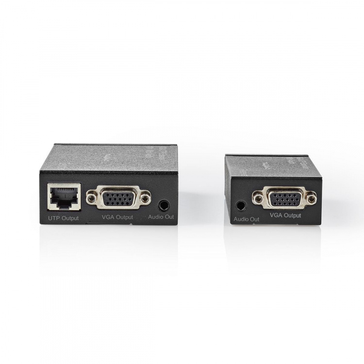 Nedis VGA Extender | VGA / Audio | Afstand tot: 300 m | Cat5e / Cat6 | 1920x1200 | Type C (CEE 7/16) Nedis VGA Extender | VGA / Audio | Afstand tot: 300 m | Cat5e / Cat6 | 1920x1200 | Type C (CEE 7/16)