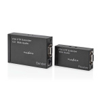 Nedis VGA Extender | VGA / Audio | Afstand tot: 300 m | Cat5e / Cat6 | 1920x1200 | Type C (CEE 7/16) Nedis VGA Extender | VGA / Audio | Afstand tot: 300 m | Cat5e / Cat6 | 1920x1200 | Type C (CEE 7/16)