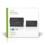 Nedis VGA Extender | VGA / Audio | Afstand tot: 300 m | Cat5e / Cat6 | 1920x1200 | Type C (CEE 7/16) Nedis VGA Extender | VGA / Audio | Afstand tot: 300 m | Cat5e / Cat6 | 1920x1200 | Type C (CEE 7/16)