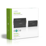 Nedis VGA Extender | VGA / Audio | Afstand tot: 300 m | Cat5e / Cat6 | 1920x1200 | Type C (CEE 7/16) Nedis VGA Extender | VGA / Audio | Afstand tot: 300 m | Cat5e / Cat6 | 1920x1200 | Type C (CEE 7/16)