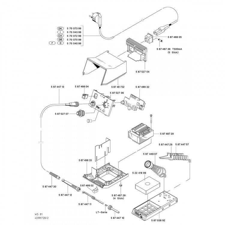 Weller WS81 Soldeerstation 1 Kanaal 80 W 230 V Analoog