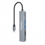 Dudao A15H 6-in-1 Type-C Adapter Dockingstation Dudao A15H 6-in-1 Type-C Adapter Dockingstation