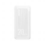 Dudao K12PQ+ powerbank 20000mAh 20Watt White Dudao K12PQ+ powerbank 20000mAh 20Watt White