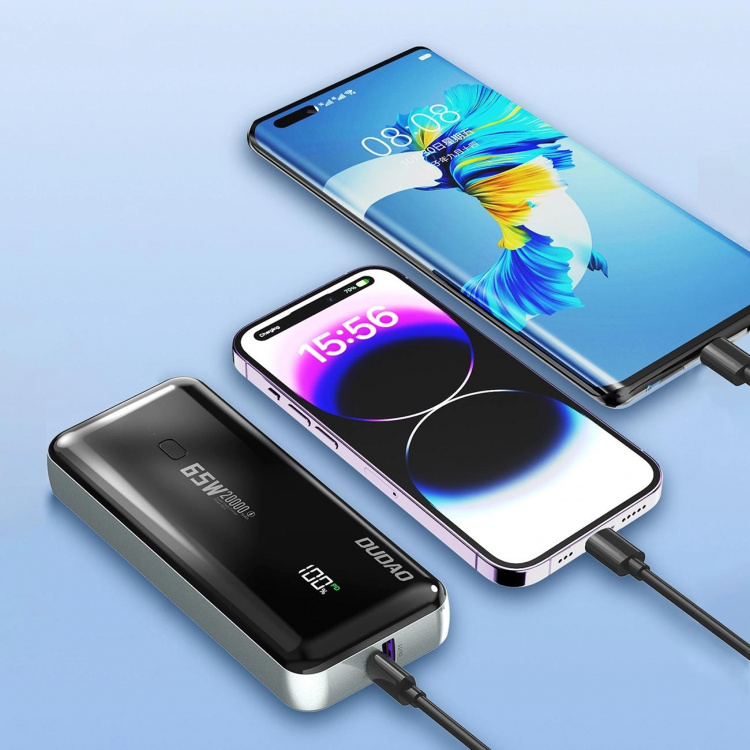 Dudao K65 powerbank 20000mAh PD 65W Black