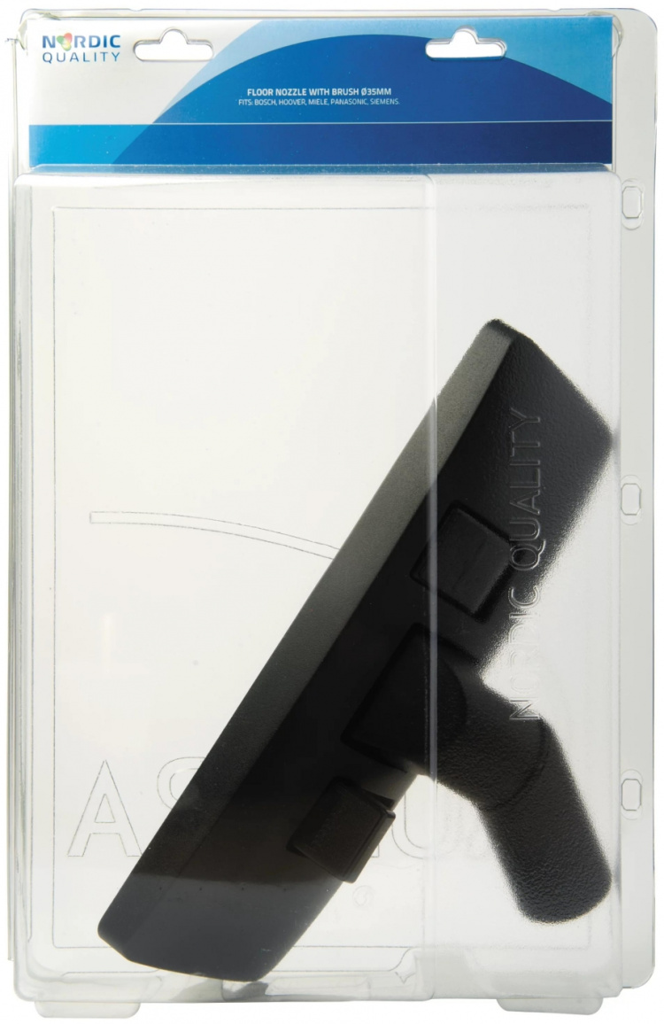 Nordic Quality MU 3156 Golvmunstycke m/borst, 35mm