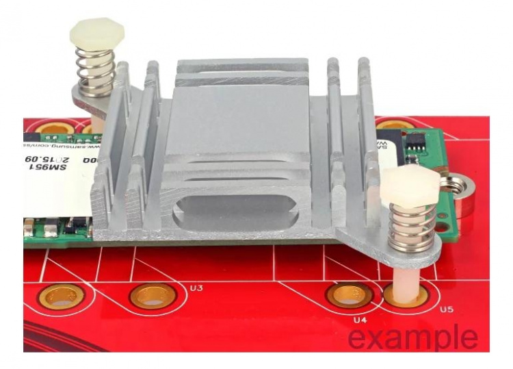 DeLOCK Snap Rivet for heat sink - set 10 pieces white