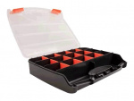 DeLOCK Sorting box 17 compartments 320 x 255 x 60 mm orange, black