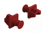 DeLOCK Dust Cover for RJ45 jack 10 pieces red