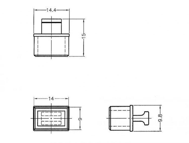 DeLOCK Dust Cover for SFP slot with grip 10 pieces black