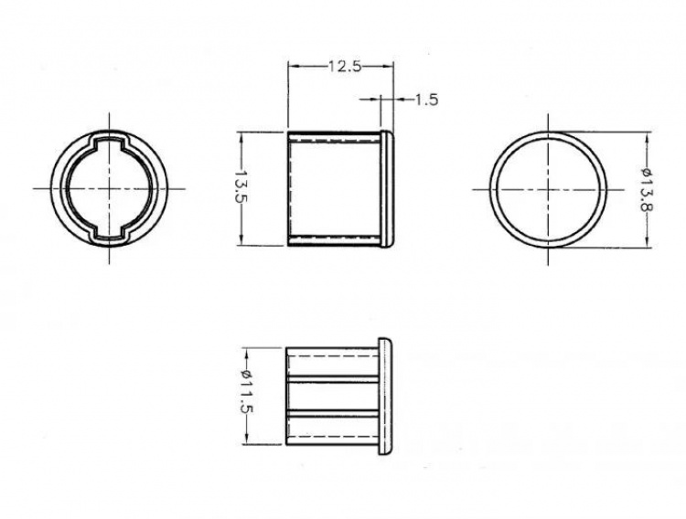 DeLOCK Dust Cover for BNC female 10 pieces transparent
