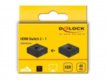 DeLOCK 64072 HDMI 2 - 1-Switch dubbelriktad 4K 60 Hz kompakt, svart DeLOCK 64072 HDMI 2 - 1-Switch dubbelriktad 4K 60 Hz kompakt, svart