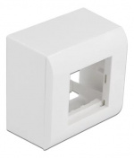 DeLOCK Surfacemounted Housing Easy 45 Modules 82 x 82 mm white