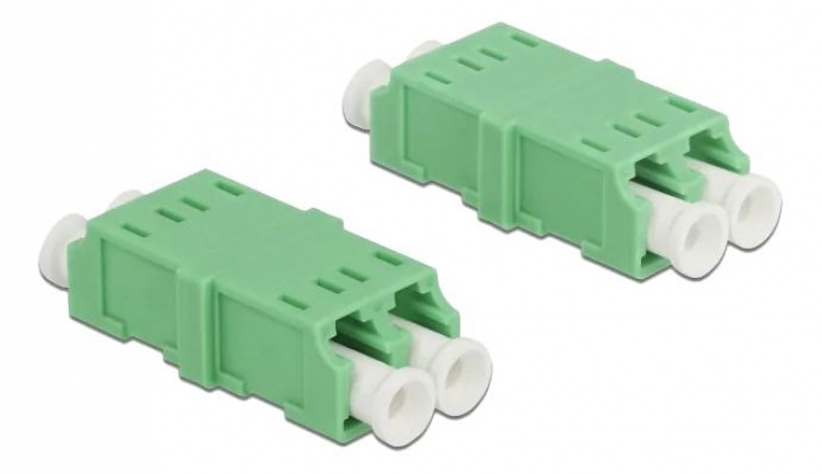 DeLOCK Optical Fiber Coupler LC Duplex female to LC Duplex female
