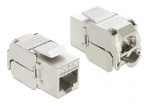 DeLOCK Keystone Module RJ45 jack > LSA Cat.6A STP