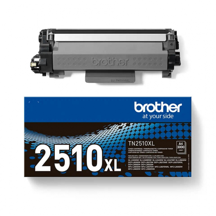 Brother Toner TN2510XL TN-2510 XL Svart Brother Toner TN2510XL TN-2510 XL Svart