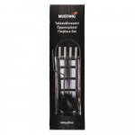 Mustang Eldstadsset 4-delat Rostfritt