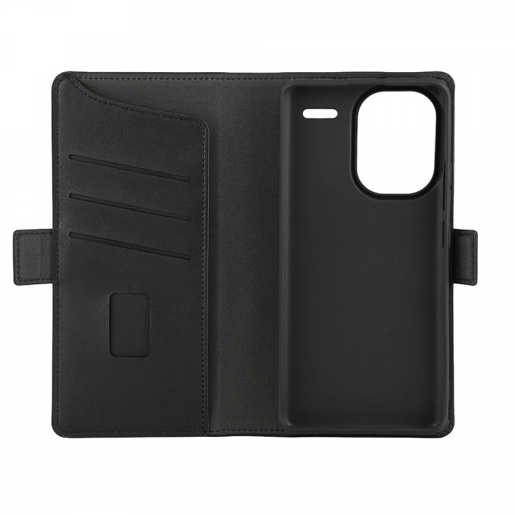GEAR Mobilfodral 3 Kortfack Svart - Xiaomi Redmi Note 13 Pro+ 5G