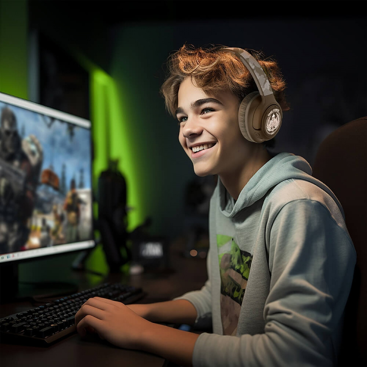 CALL OF DUTY Hörlur Over-Ear Trådlös Led Camo COD