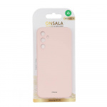 Onsala Mobilskal med Silikonkänsla Chalk Pink - Samsung A35 5G