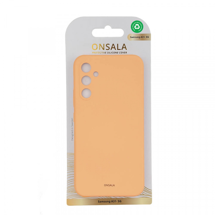 Onsala Mobilskal med Silikonkänsla Apricot - Samsung A35 5G Onsala Mobilskal med Silikonkänsla Apricot - Samsung A35 5G