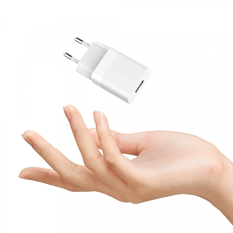 GEAR Laddare 220V 1xUSB-A 2,4A Vit GEAR Laddare 220V 1xUSB-A 2,4A Vit