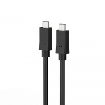 GEAR Kabel USB-C till USC-C 3.1 5A/100W/10GB Gen 2 1,5m Svart GEAR Kabel USB-C till USC-C 3.1 5A/100W/10GB Gen 2 1,5m Svart