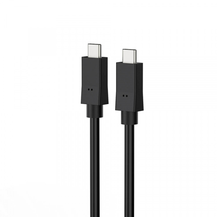 GEAR Kabel USB-C till USC-C 3.1 5A/100W/10GB Gen 2 1,5m Svart GEAR Kabel USB-C till USC-C 3.1 5A/100W/10GB Gen 2 1,5m Svart