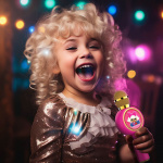 LOL Surprise GLAM Karaoke Mikrofon PopSing med LED