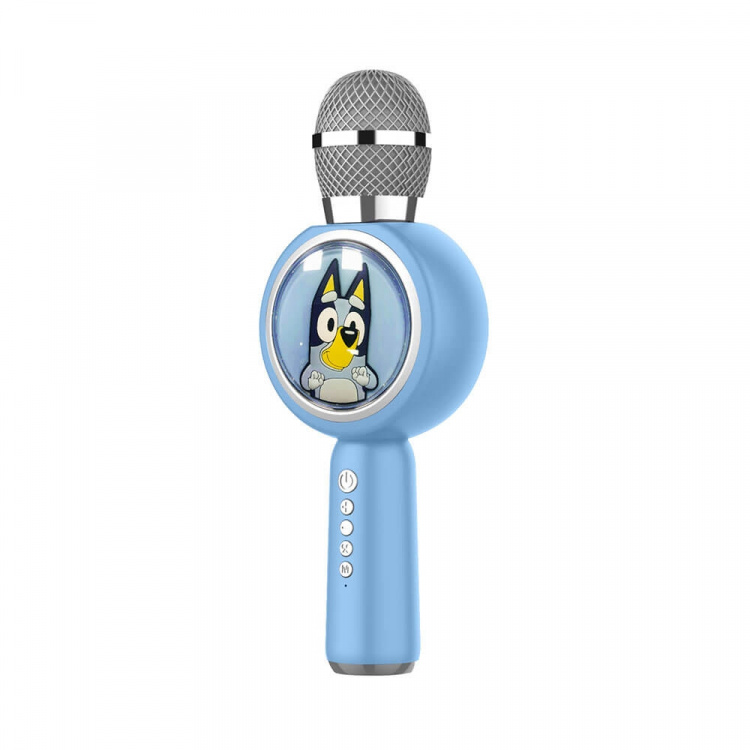 BLUEY Karaoke Mikrofon PopSing med LED