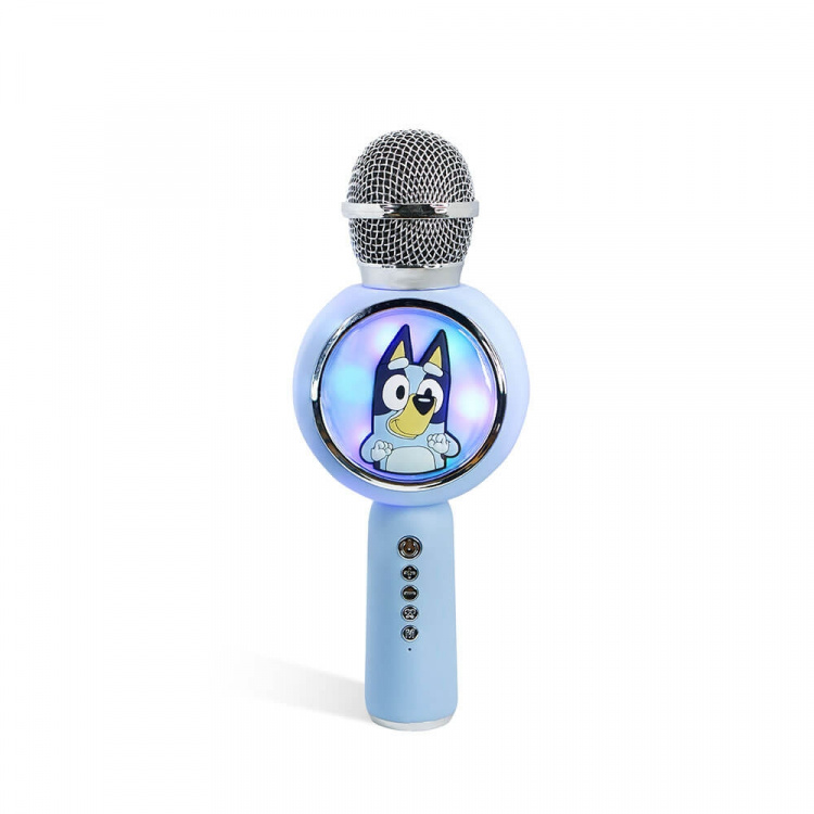 BLUEY Karaoke Mikrofon PopSing med LED