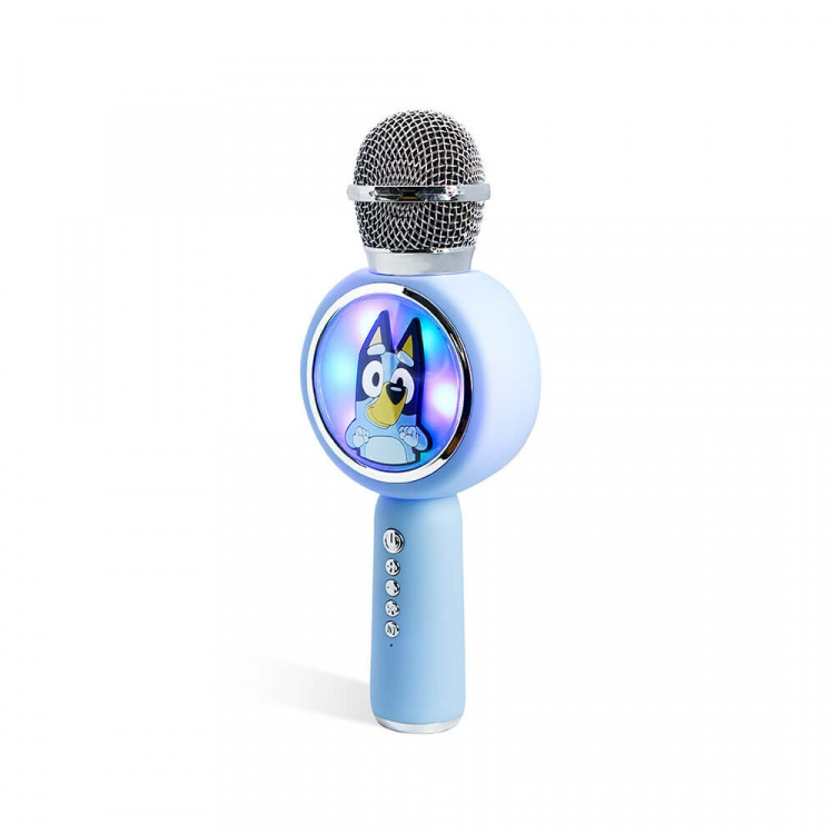 BLUEY Karaoke Mikrofon PopSing med LED