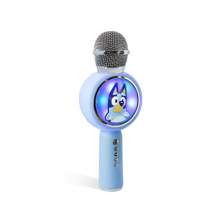 BLUEY Karaoke Mikrofon PopSing med LED