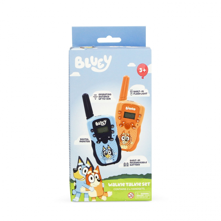 BLUEY Walkie Talkie Upp till 300 m Räckvidd