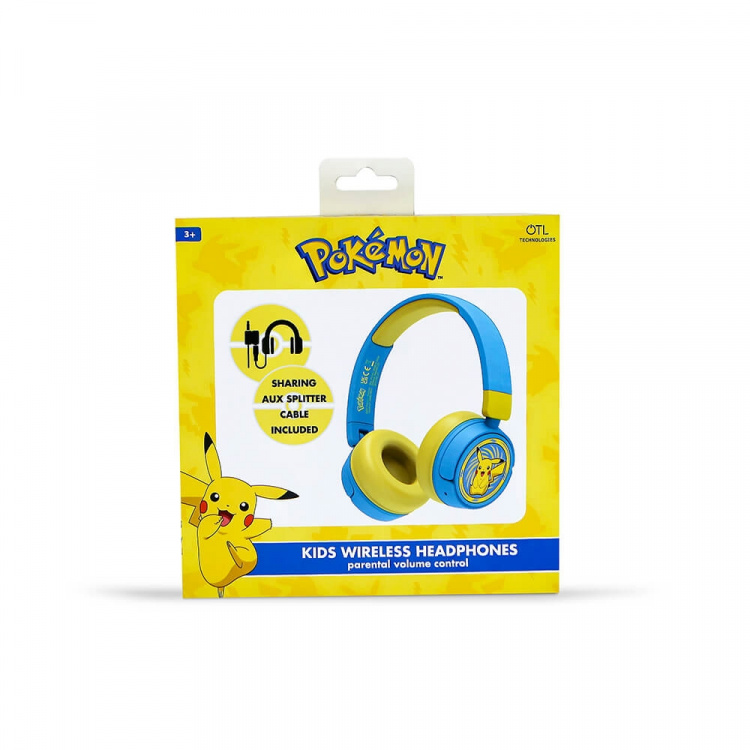 POKEMON Hörlur On-Ear Trådlös 85dB/95dB