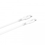 GEAR Laddkabel USB-C till Lightning 0.5m Vit MFI C94