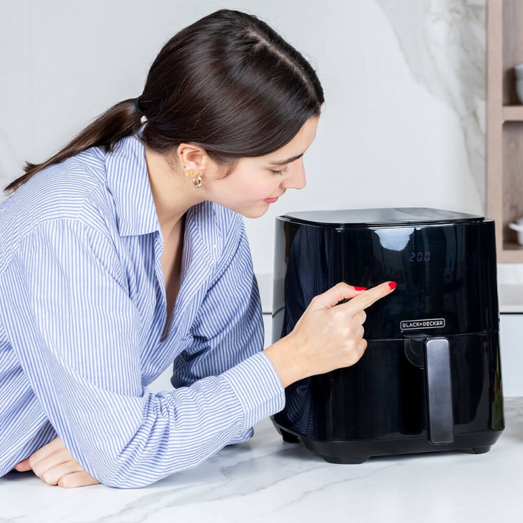 BLACK+DECKER Air Fryer Svart 5L 1450W