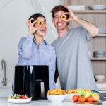 BLACK+DECKER Air Fryer Svart 5L 1450W