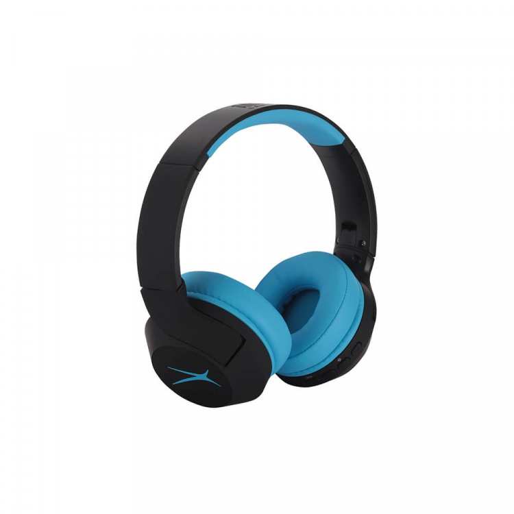 Altec Lansing Kinderkoptelefoon ANC Draadloos 2in1 on-ear Blauw Altec Lansing Kinderkoptelefoon ANC Draadloos 2in1 on-ear Blauw