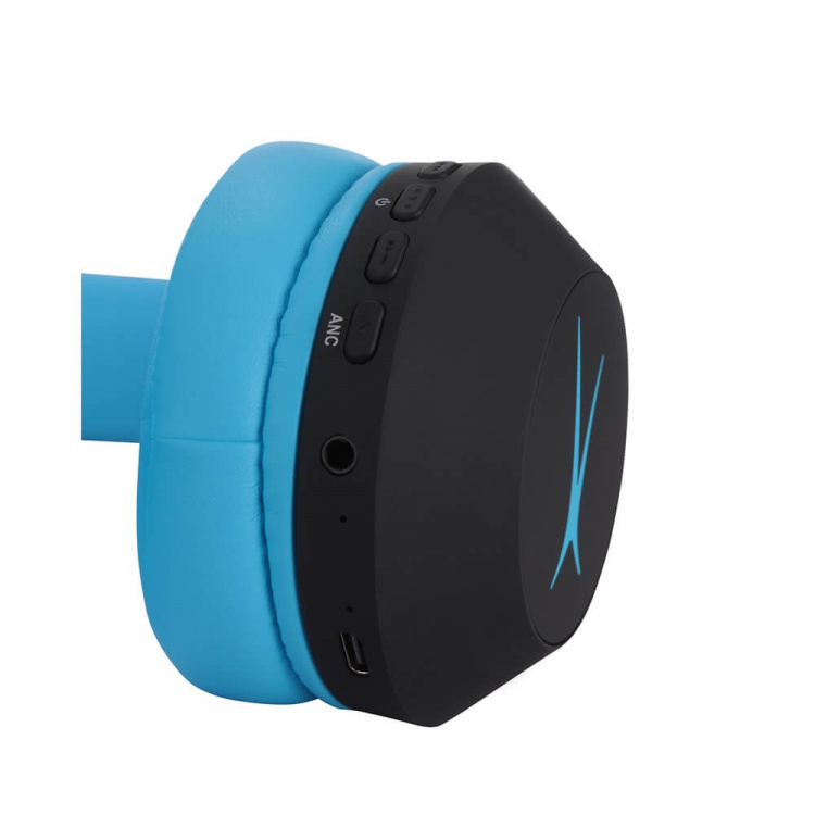 Altec Lansing Kinderkoptelefoon ANC Draadloos 2in1 on-ear Blauw Altec Lansing Kinderkoptelefoon ANC Draadloos 2in1 on-ear Blauw