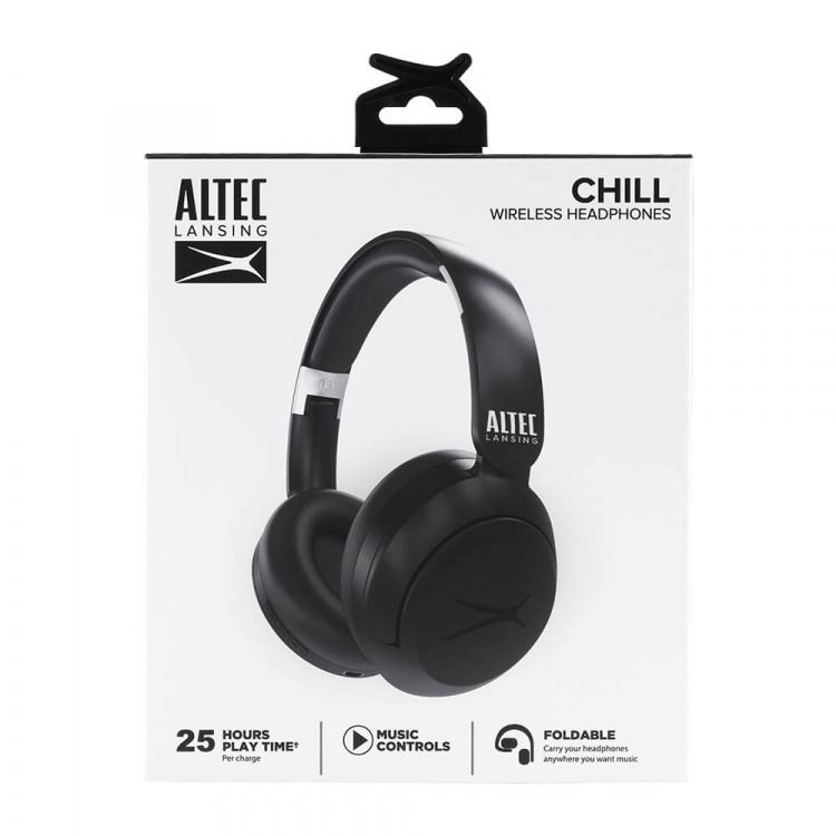 Altec Lansing Hörlur Chill Wireless Over-Ear Svart Altec Lansing Hörlur Chill Wireless Over-Ear Svart